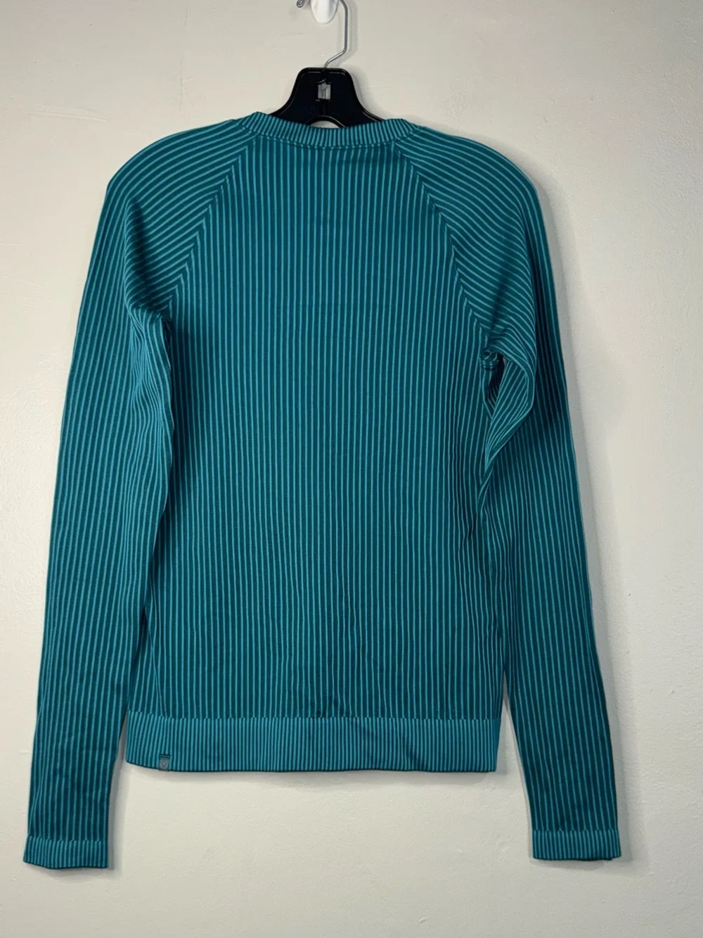lululemon athletica Teal Ribbed Long Sleeve Pullover